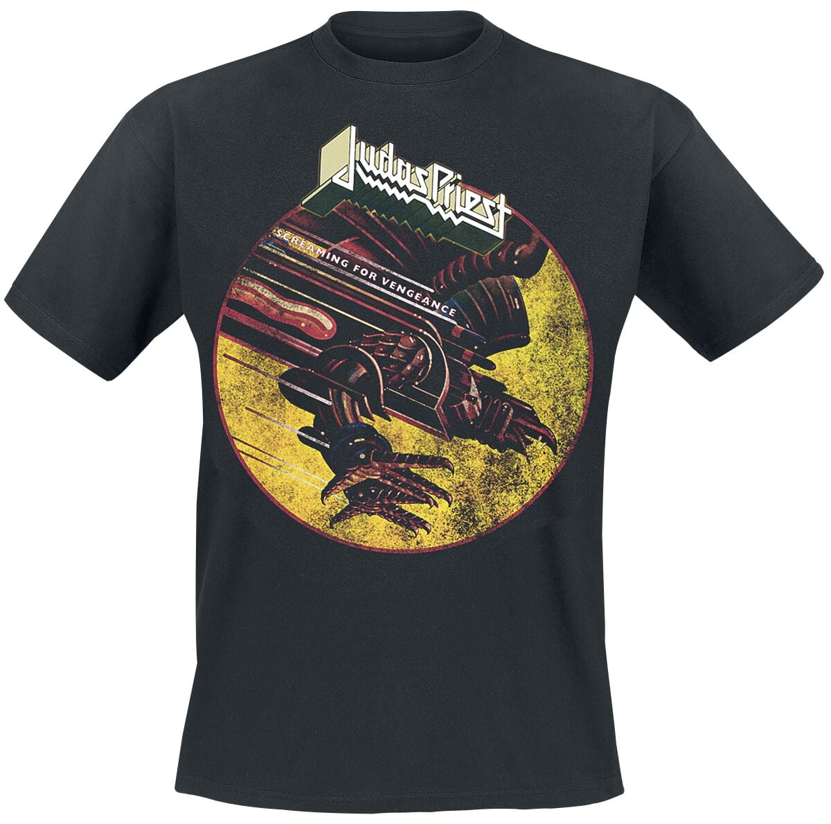 T-Shirt Manches courtes  de Judas Priest - SFV Distressed - M à XXL - pour Homme - noir - Judas Priest