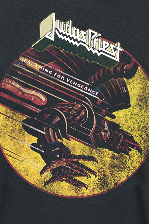 T-Shirt Manches courtes  de Judas Priest - SFV Distressed - M à XXL - pour Homme - noir - Judas Priest - View 2