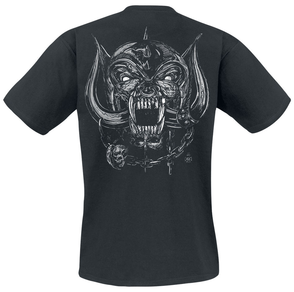 T-Shirt Manches courtes  de Motörhead - Undercover Sketch - S à 4XL - pour Homme - noir - Motörhead - View 2