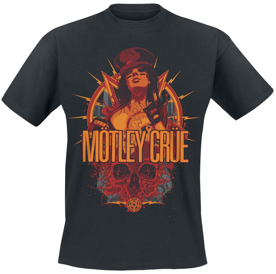 T-Shirt Manches courtes  de Mötley Crüe - MC Girl - L - pour Homme - noir - Mötley Crüe