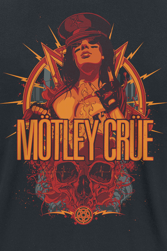 T-Shirt Manches courtes  de Mötley Crüe - MC Girl - L - pour Homme - noir - Mötley Crüe - View 2