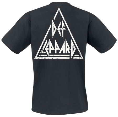 T-Shirt Manches courtes  de Def Leppard - Hysteria - M à XXL - pour Homme - noir - Def Leppard - View 2