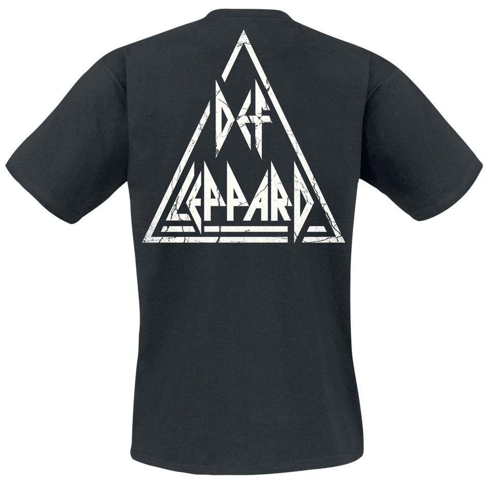T-Shirt Manches courtes  de Def Leppard - Hysteria - M à XXL - pour Homme - noir - Def Leppard - View 2