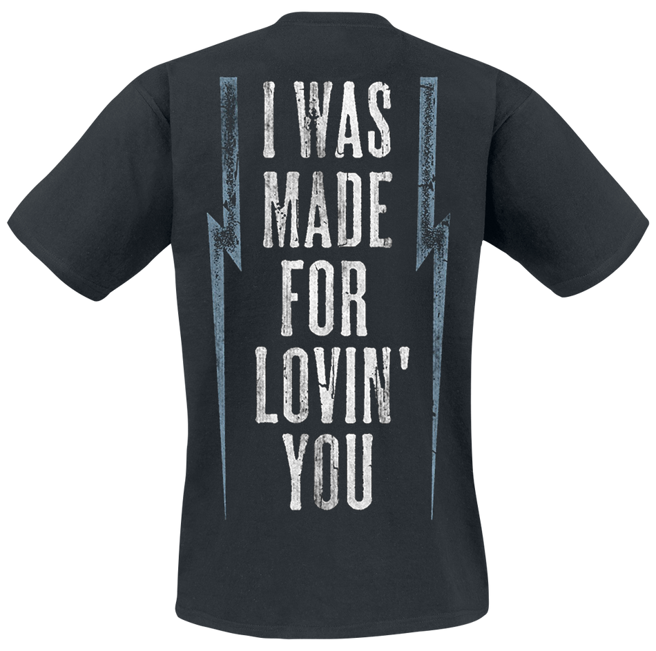 T-Shirt Manches courtes  de Kiss - I Was Made For Lovin' You - S à 5XL - pour Homme - noir - Kiss - View 2