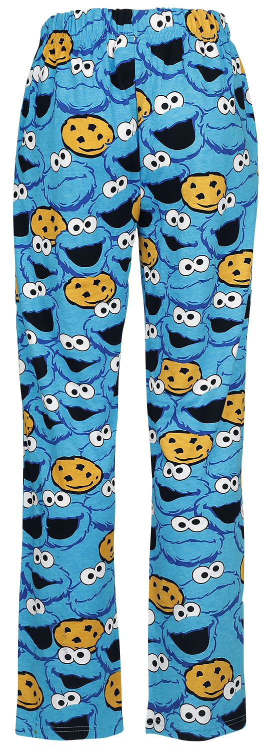 Bas de pyjama  de Sesame Street - Cookie Monster - Tête - S à 3XL - pour Femme - bleu - Sesame Street - View 2