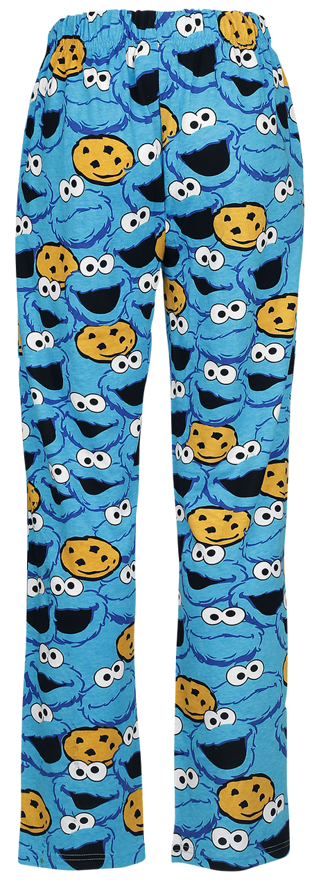Bas de pyjama  de Sesame Street - Cookie Monster - Tête - S à 3XL - pour Femme - bleu - Sesame Street - View 2