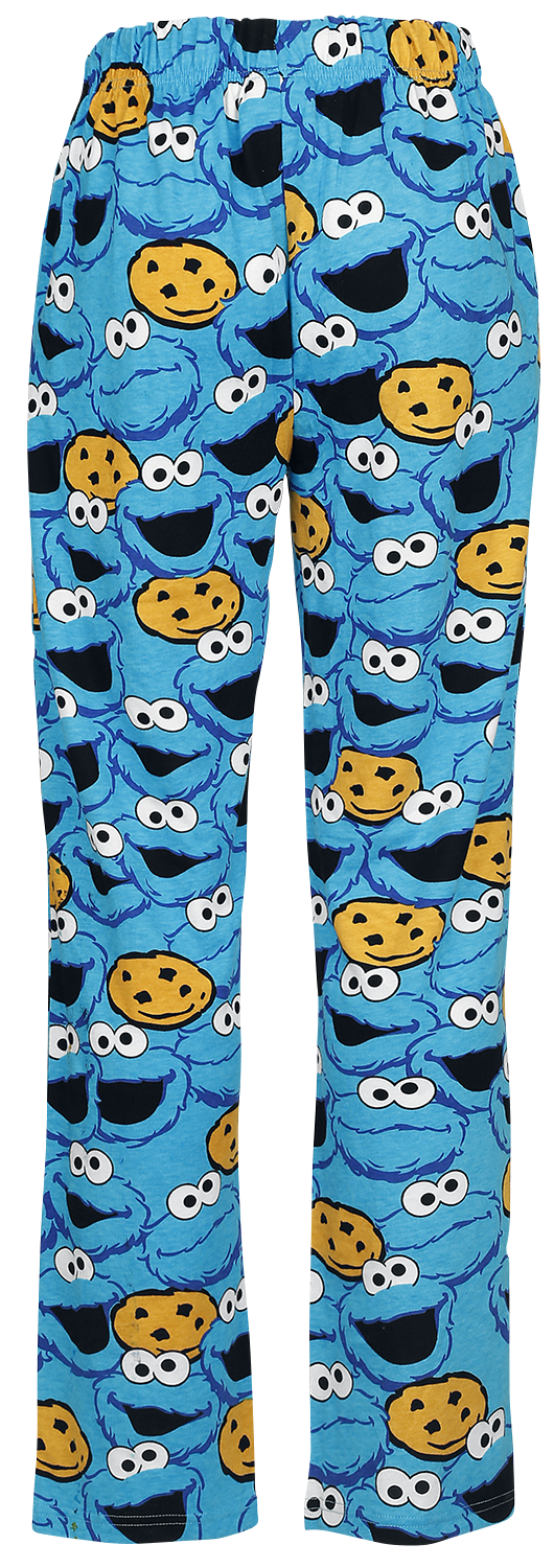 Bas de pyjama  de Sesame Street - Cookie Monster - Tête - S à 3XL - pour Femme - bleu - Sesame Street - View 2