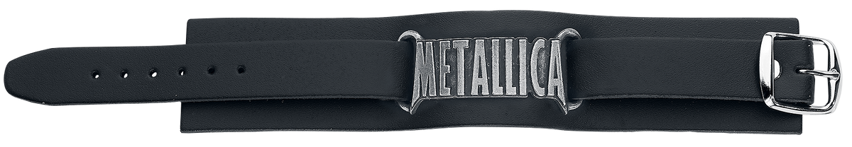 Bracelet en cuir  de Metallica - Metallica Logo - pour Homme - noir - metallica - View 2