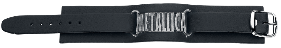 Bracelet en cuir  de Metallica - Metallica Logo - pour Homme - noir - metallica - View 2