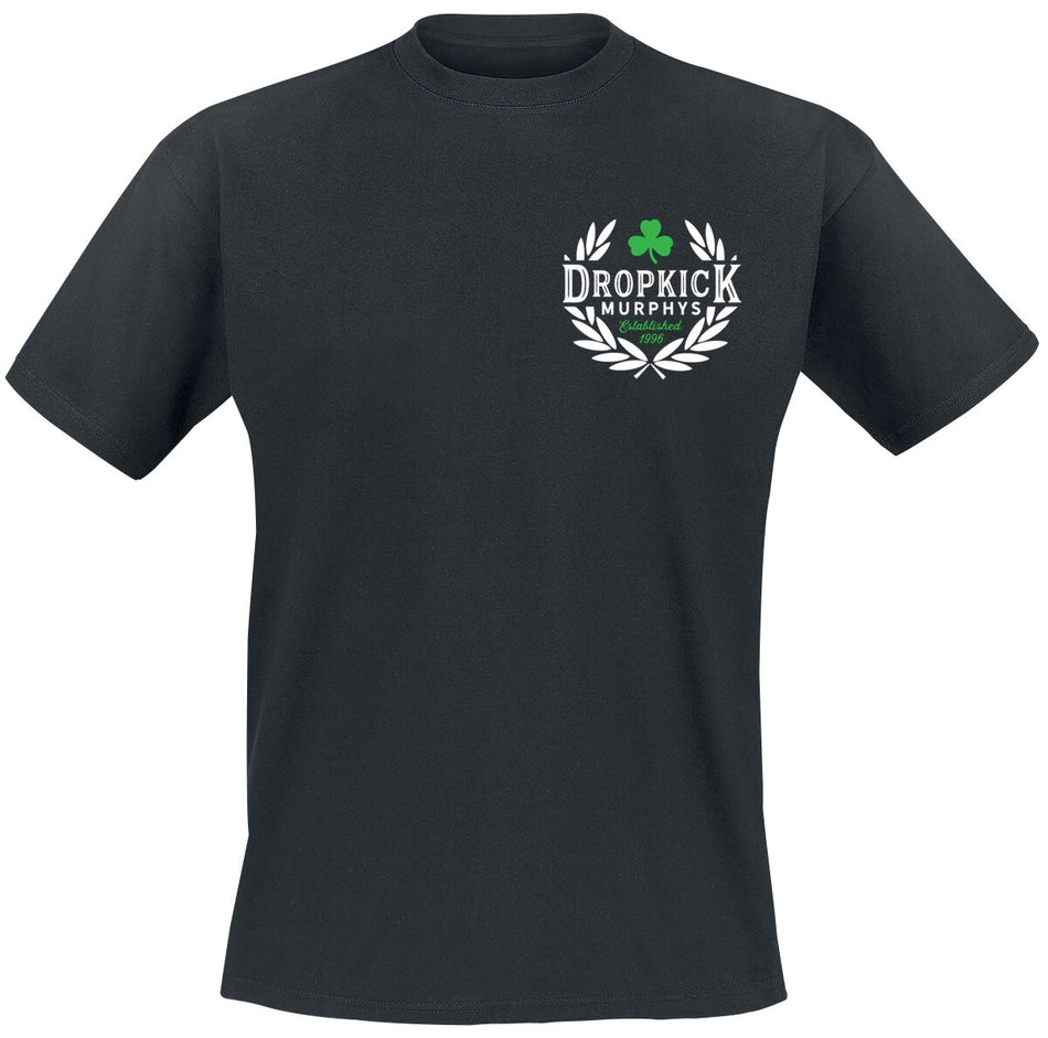 T-Shirt Manches courtes  de Dropkick Murphys - Laurel - M à XXL - pour Homme - noir - Dropkick Murphys