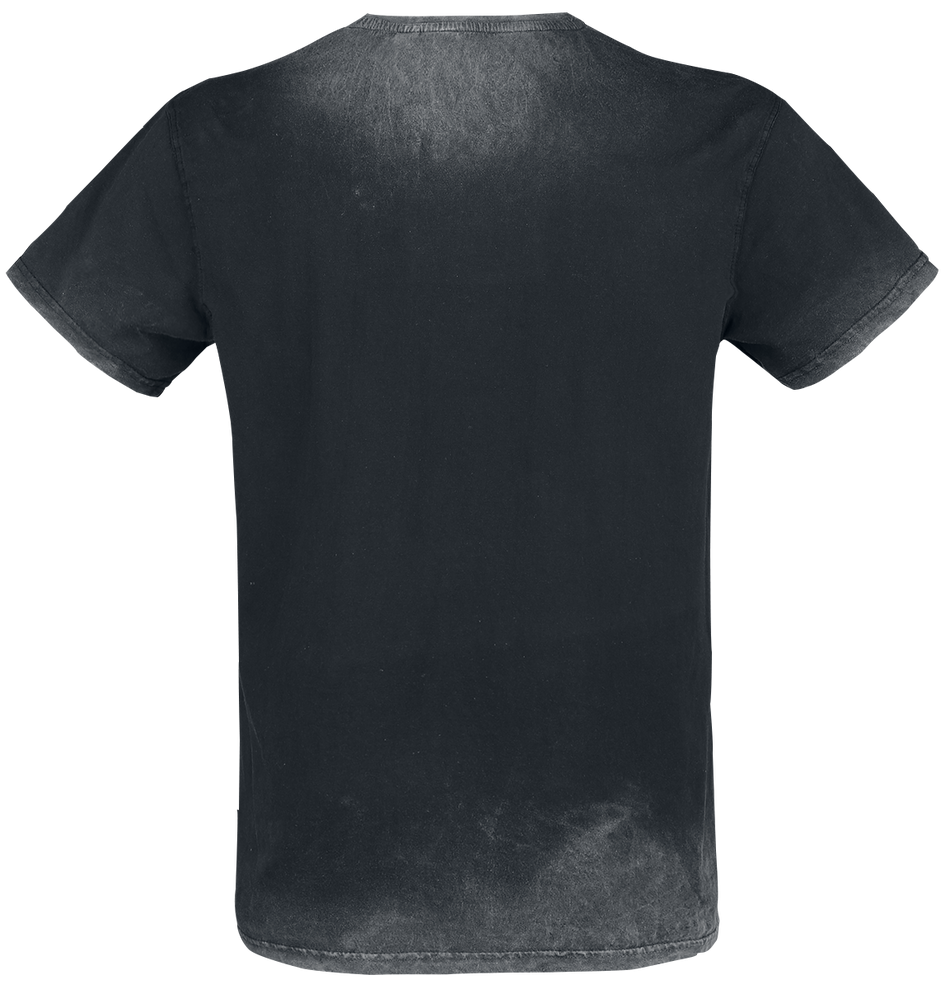 T-Shirt Manches courtes  de Outer Vision - Burned Tattoo - S à 4XL - pour Homme - gris - Outer Vision - View 2