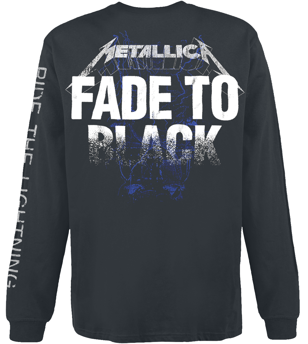 T-shirt manches longues  de Metallica - Fade - S à XXL - pour Homme - noir - metallica - View 2