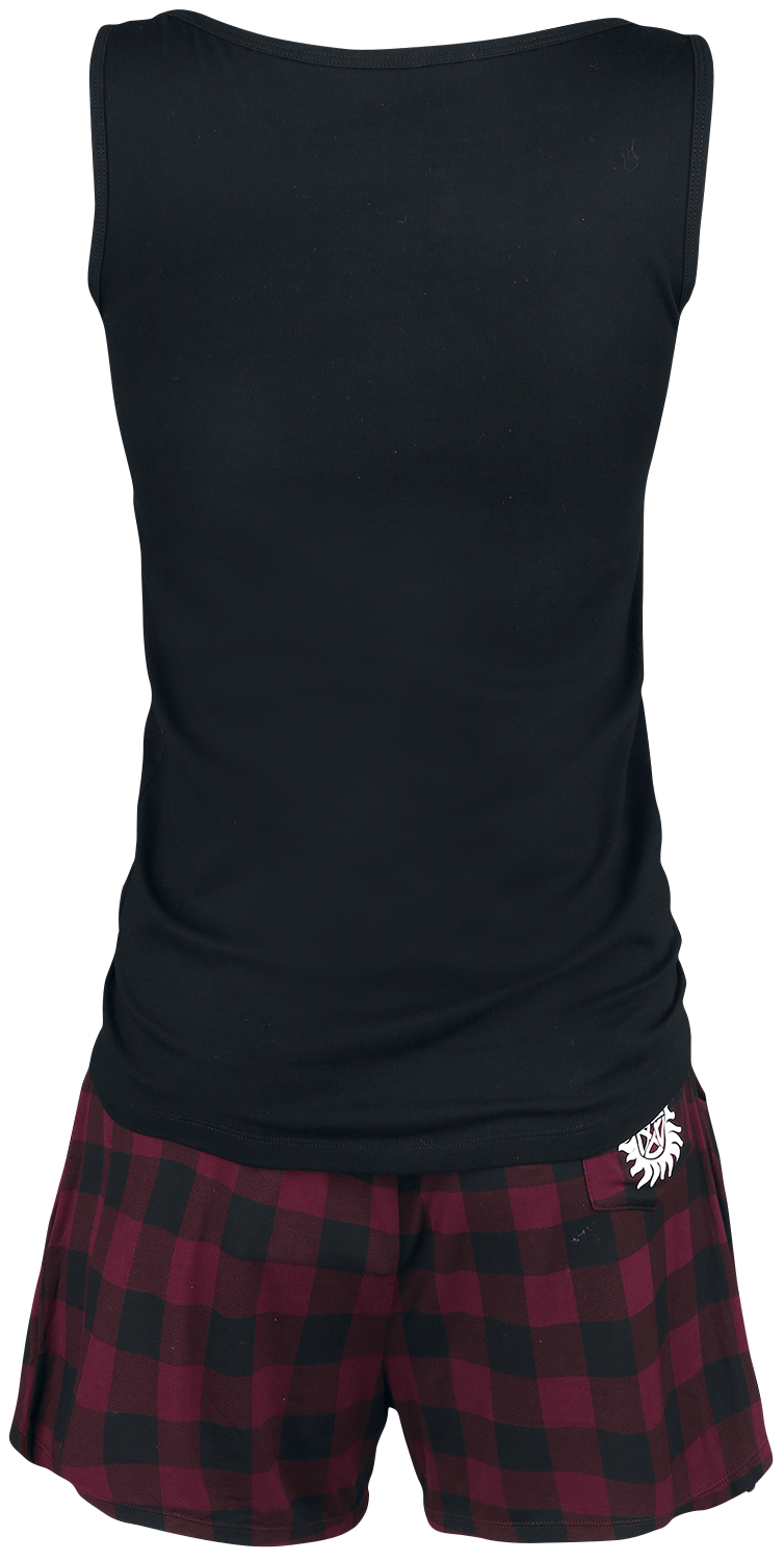 Pyjama  de Supernatural - Carry On - S à XXL - pour Femme - noir/rouge - Supernatural - View 2