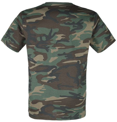 T-Shirt Manches courtes  de Brandit - T-Shirt Premium - S à 7XL - pour Homme - camouflage forêt - Brandit - View 2
