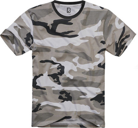 T-Shirt Manches courtes  de Brandit - T-Shirt Premium - S à 5XL - pour Homme - camouflage urbain - Brandit