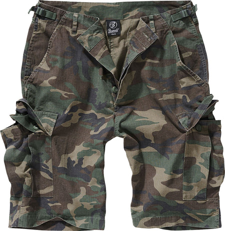 Short  de Brandit - Short BDU Ripstop - S à 7XL - pour Homme - camouflage forêt - Brandit