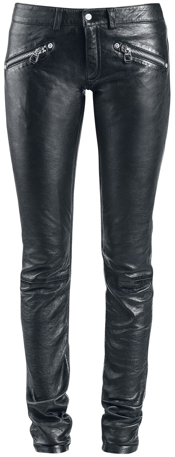 Pantalon en cuir  de Mauritius - ZipaTrouser SNVV - XS à 5XL - pour Femme - noir - Mauritius
