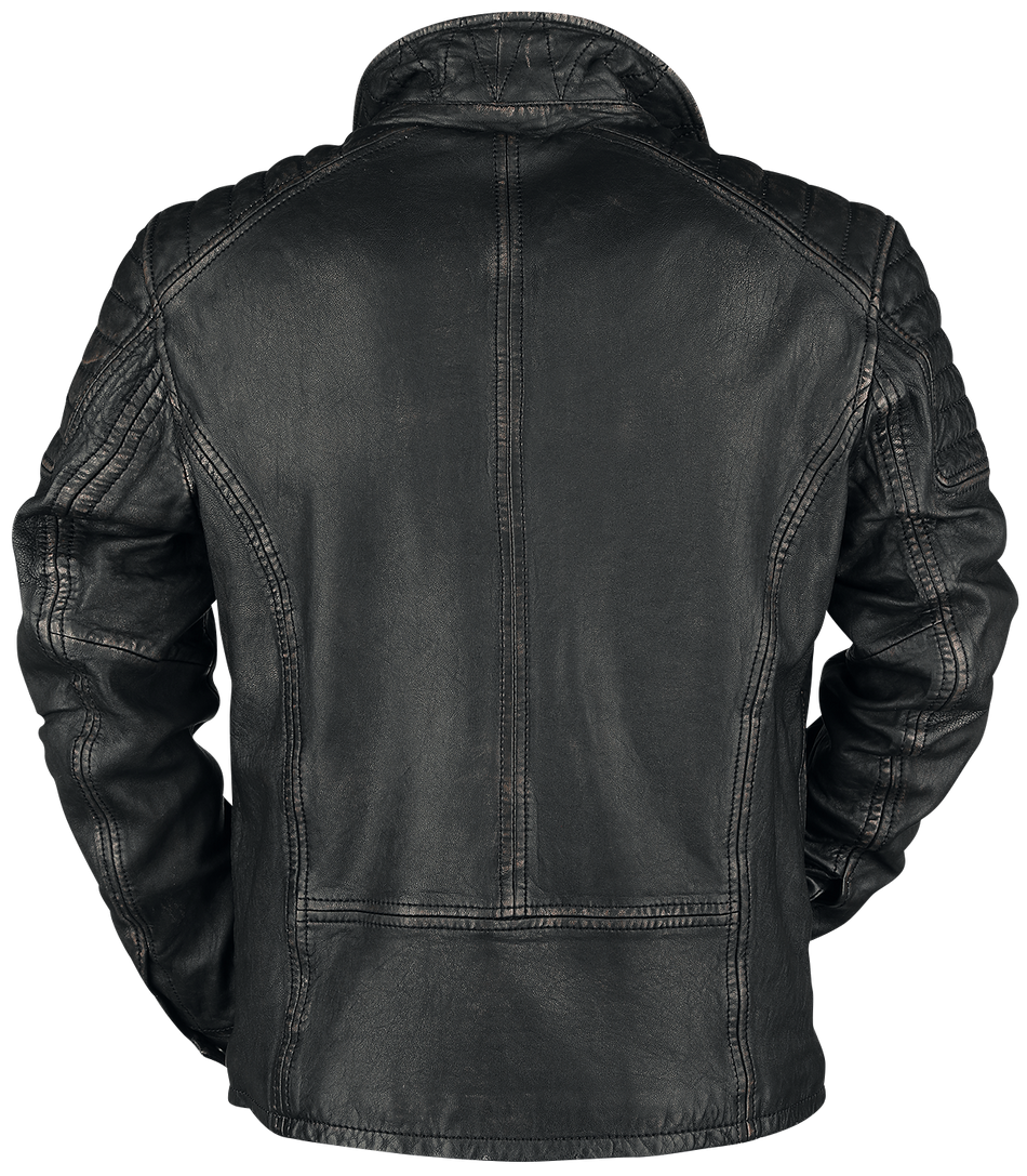 Veste en cuir  de Mauritius - Randall NSLROV - S à L - pour Homme - noir - Mauritius - View 2