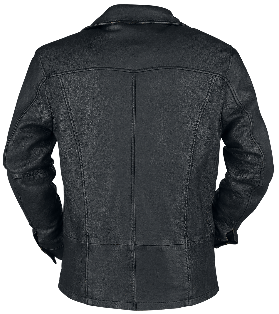 Veste en cuir  de Mauritius - Butch LANTVW - S à M - pour Homme - noir - Mauritius - View 2