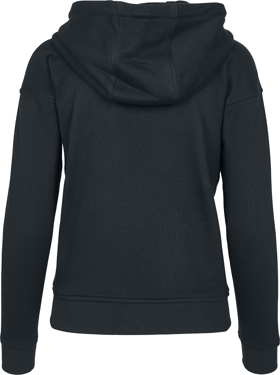 Sweat-shirt zippé à capuche  de Urban Classics - Sweat À Capuche Femme Zippé - XS à XL - pour Femme - noir - Urban Classics - View 2