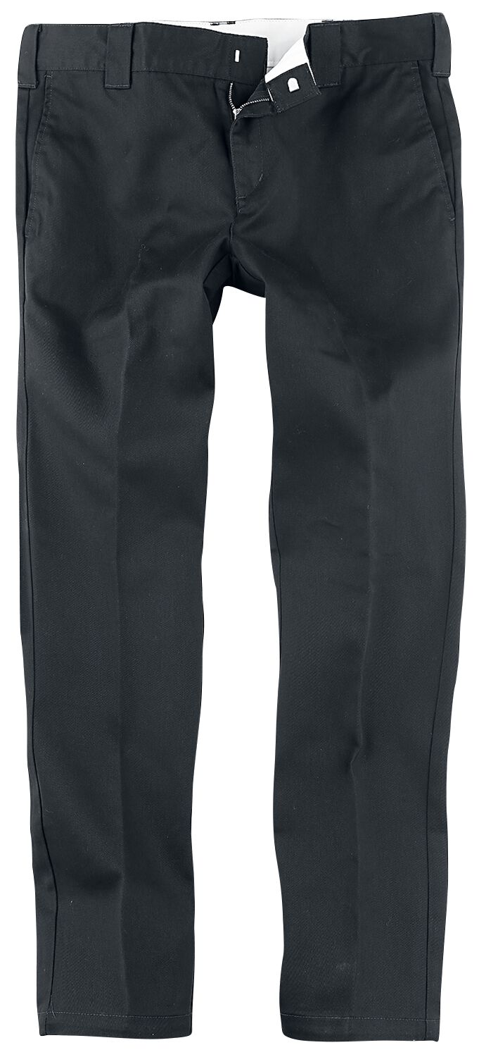 Chino  de Dickies - Work Pant Coupe Slim WE872 - W30L32 à W38L34 - pour Homme - noir - Dickies
