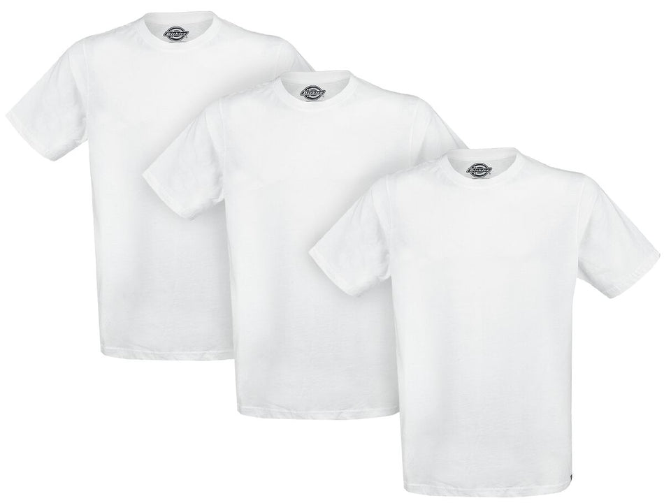 T-Shirt Manches courtes  de Dickies - Lot de 3 t-shirts Dickies - S à XXL - pour Homme - blanc - Dickies