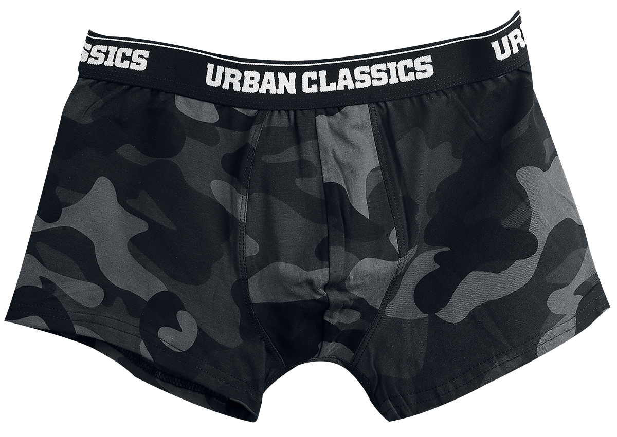 Lot de Boxers  de Urban Classics - Lot De 2 Boxers Imprimé Camouflage - S à M - pour Homme - camouflage sombre - Urban Classics - View 2