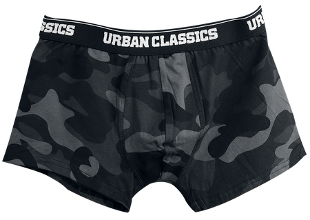 Lot de Boxers  de Urban Classics - Lot De 2 Boxers Imprimé Camouflage - S à M - pour Homme - camouflage sombre - Urban Classics - View 2
