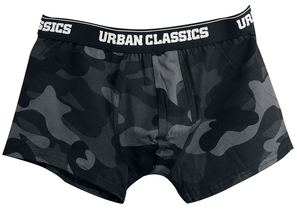 Lot de Boxers  de Urban Classics - Lot De 2 Boxers Imprimé Camouflage - S à M - pour Homme - camouflage sombre - Urban Classics - View 2
