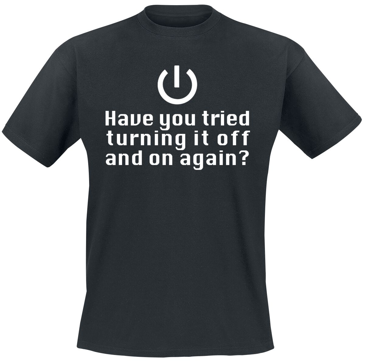 T-Shirt Manches courtes Fun de Beruf & Karriere - Turning It Off - M à 3XL - pour Homme - noir - Beruf & Karriere