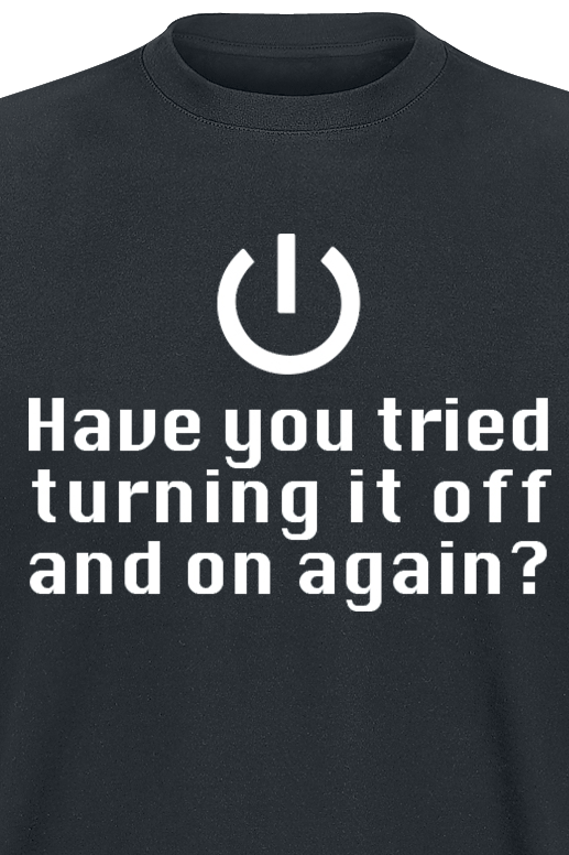 T-Shirt Manches courtes Fun de Beruf & Karriere - Turning It Off - M à 3XL - pour Homme - noir - Beruf & Karriere - View 2