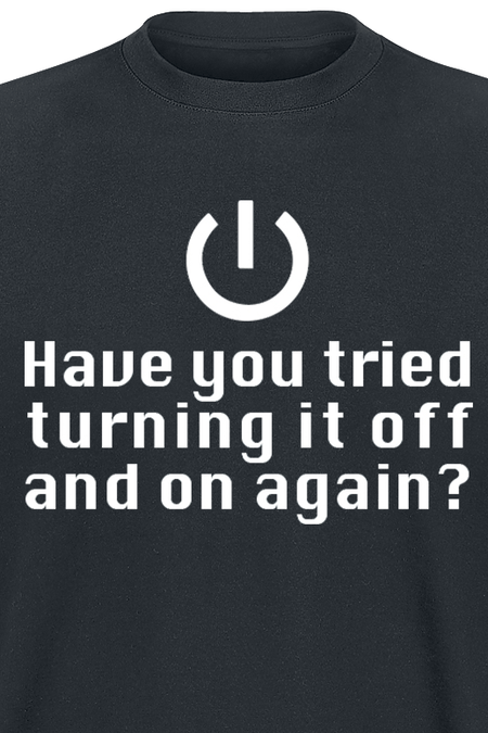 T-Shirt Manches courtes Fun de Beruf & Karriere - Turning It Off - M à 3XL - pour Homme - noir - Beruf & Karriere - View 2