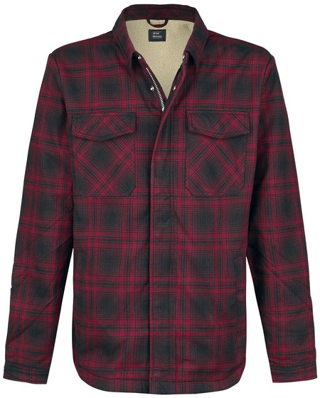 Veste mi-saison  de Vintage Industries - Class Sherpa - S à 3XL - pour Homme - rouge/noir - Vintage Industries