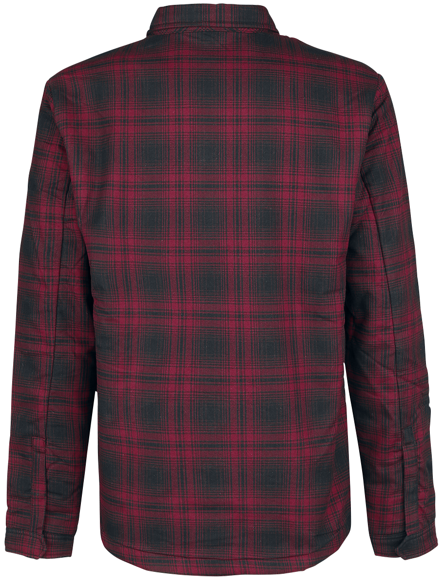 Veste mi-saison  de Vintage Industries - Class Sherpa - S à XXL - pour Homme - rouge/noir - Vintage Industries - View 2