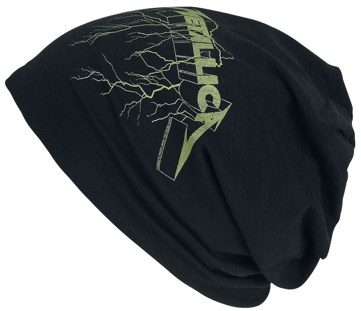 Bonnet  de Metallica - Éclairs - Bonnet Léger - pour Unisexe - noir - metallica