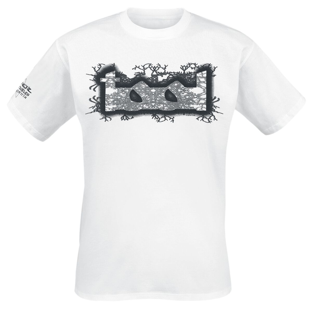 T-Shirt Manches courtes  de Tool - Double Image - S à XXL - pour Homme - blanc - Tool