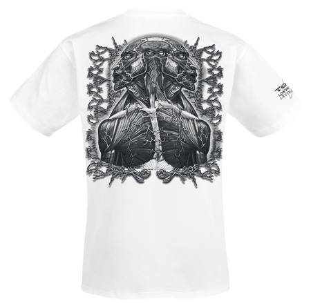 T-Shirt Manches courtes  de Tool - Double Image - S à XXL - pour Homme - blanc - Tool - View 2