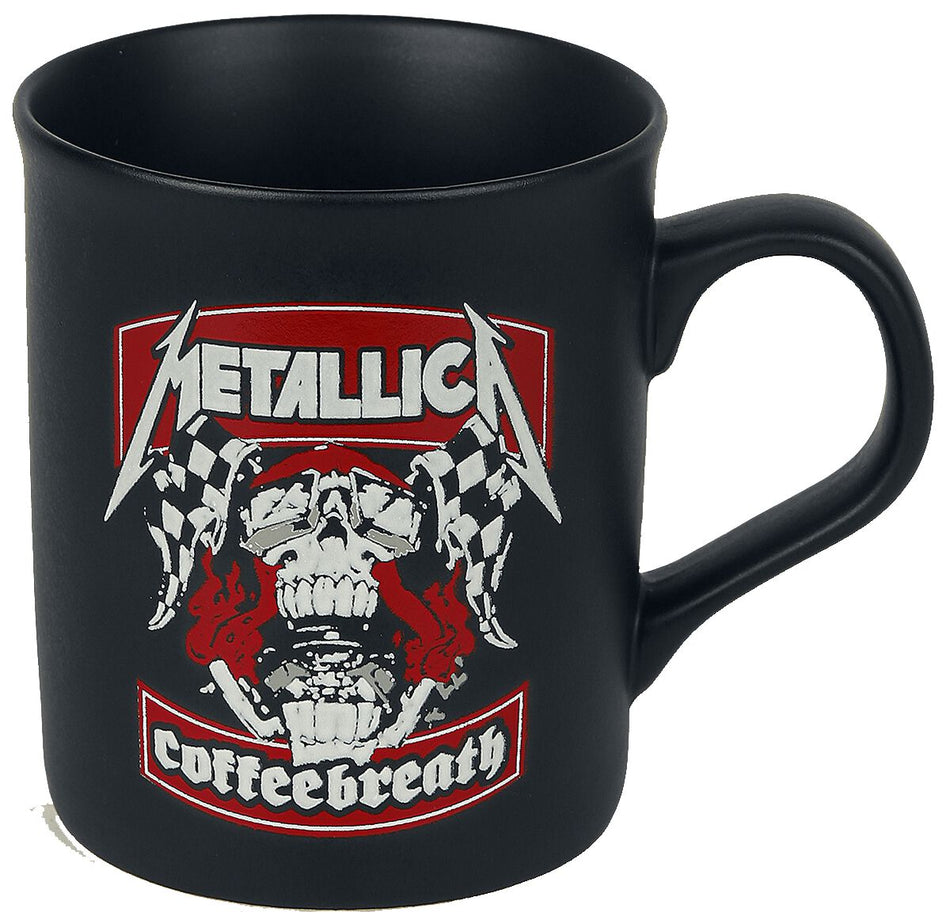 Mug  de Metallica - Coffeebreath - pour Unisexe - noir mat - metallica