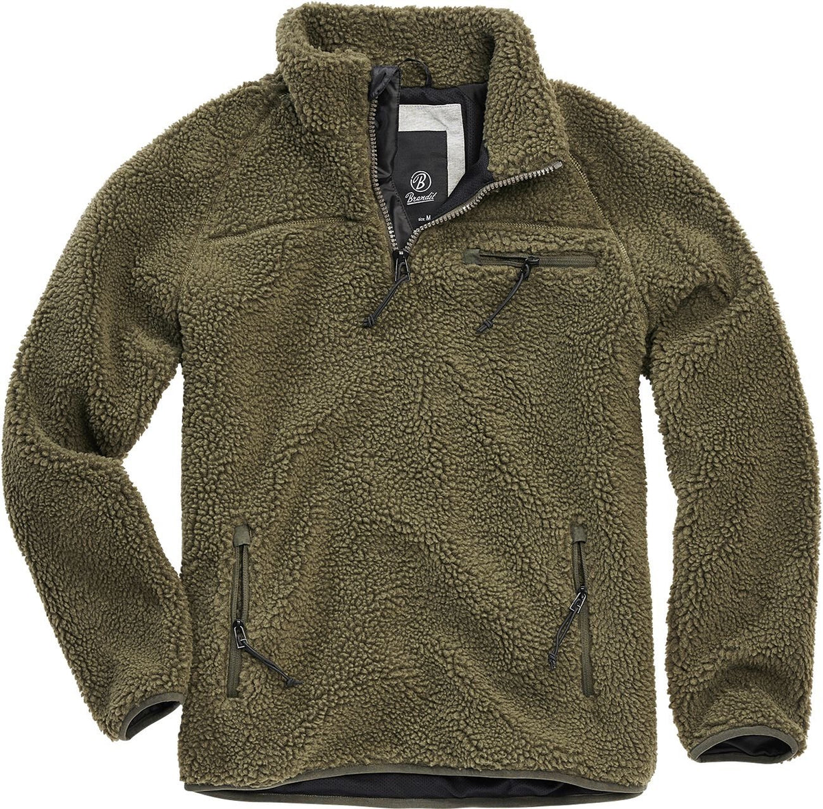 Sweat-shirt  de Brandit - Sweat Polaire - S à 5XL - pour Homme - olive - Brandit