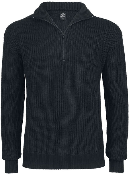 Pull tricoté  de Brandit - Marine Troyer - S à 5XL - pour Homme - noir - Brandit