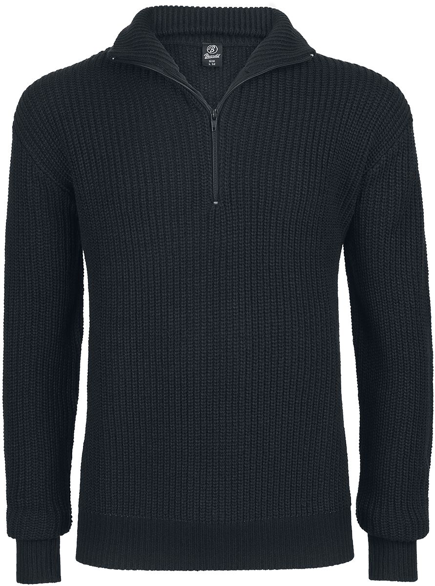Pull tricoté  de Brandit - Marine Troyer - S à XL - pour Homme - noir - Brandit