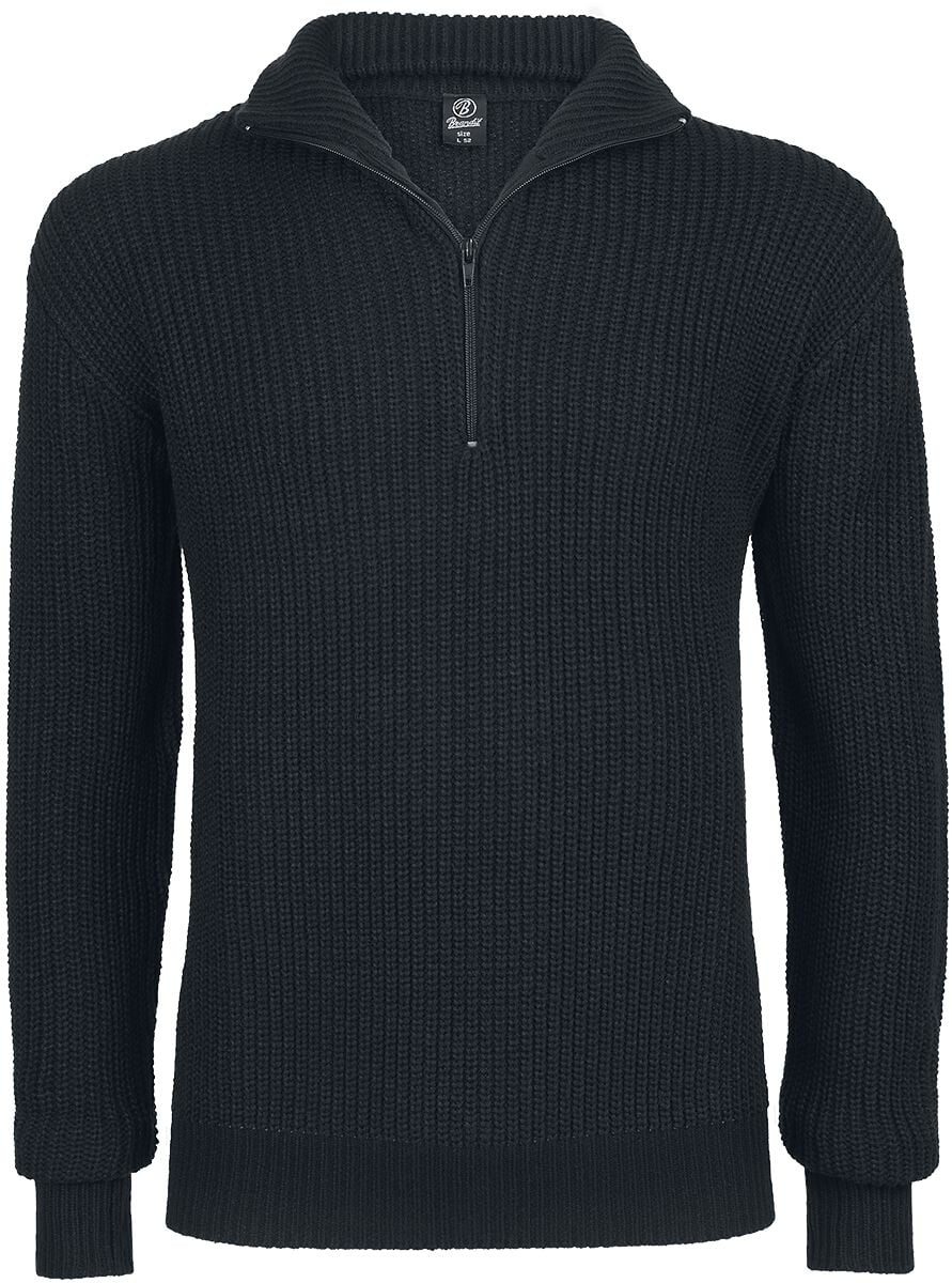 Pull tricoté  de Brandit - Marine Troyer - S à 4XL - pour Homme - noir - Brandit