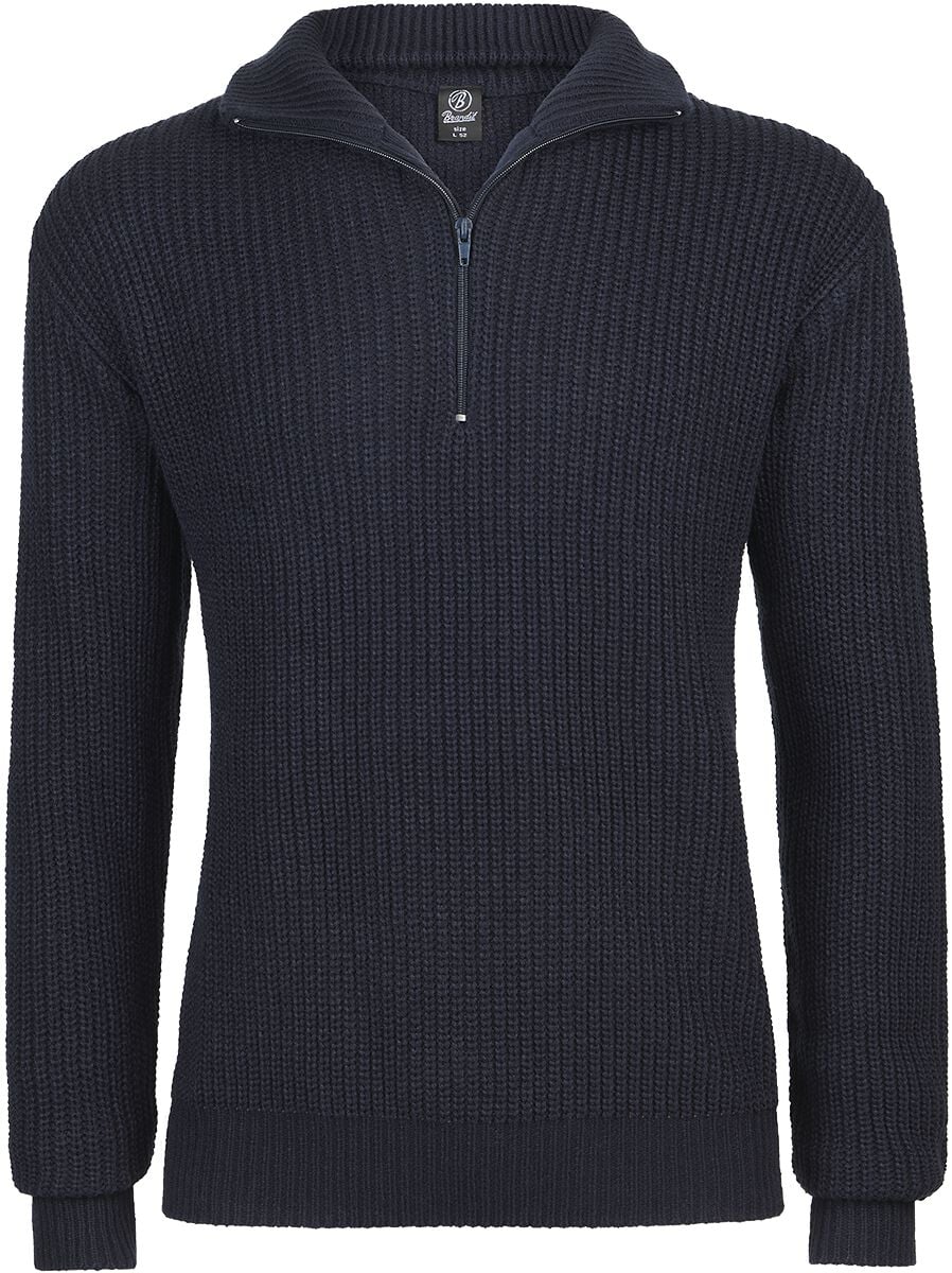 Pull tricoté  de Brandit - Marine Troyer - S à 4XL - pour Homme - marine - Brandit