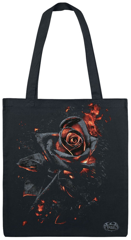 Sac En Tissu Gothic de Spiral - Rose Brûlée - pour Unisexe - noir - Spiral