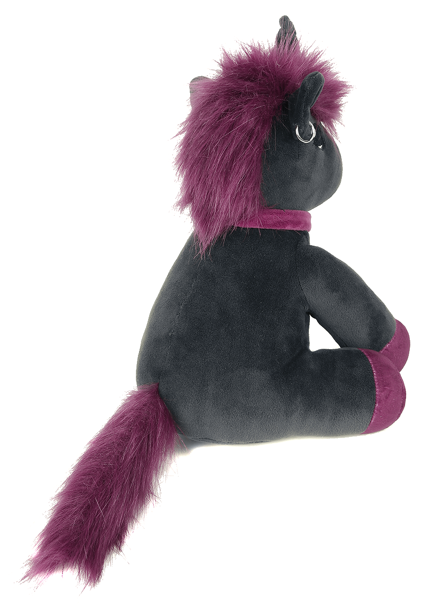Figurine en peluche Unicorn de Corimori - Ruby La Licorne Punk - pour Unisexe - noir - Corimori - View 2