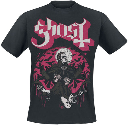 T-Shirt Manches courtes  de Ghost - Guitars - S à 5XL - pour Homme - noir - Ghost