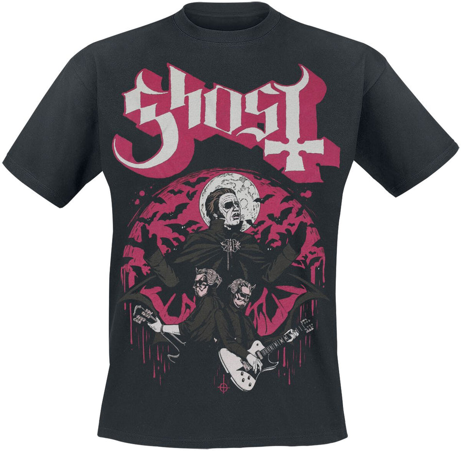 T-Shirt Manches courtes  de Ghost - Guitars - S à 5XL - pour Homme - noir - Ghost