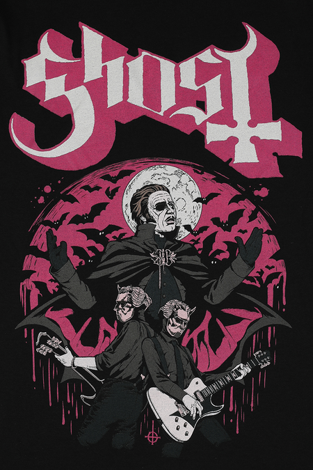 T-Shirt Manches courtes  de Ghost - Guitars - S à 5XL - pour Homme - noir - Ghost - View 2