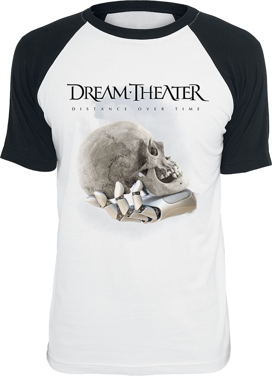 T-Shirt Manches courtes  de Dream Theater - Distance Over Time - S à XXL - pour Homme - blanc/noir - Dream Theater
