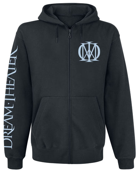 Sweat-shirt zippé à capuche  de Dream Theater - Distance Over Time - S à XXL - pour Homme - noir - Dream Theater